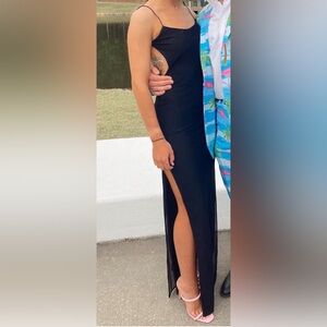 Black maxi dress from revolve